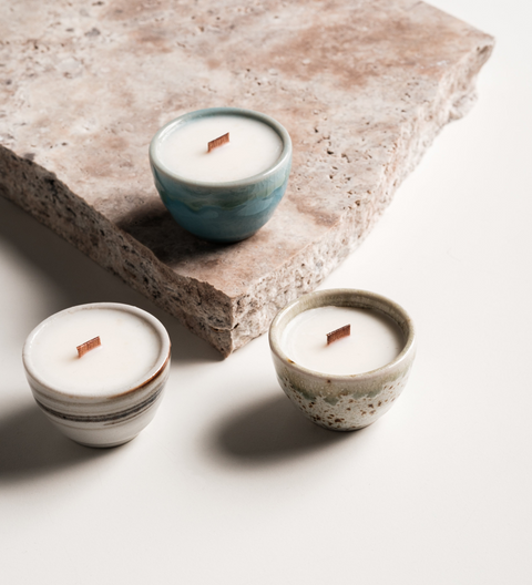 Mini Candle Trio - Ocean